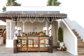 Piscine et espaces extérieurs de Jobner Bagh à Jaipur