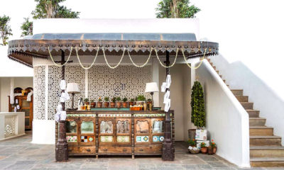 Piscine et espaces extérieurs de Jobner Bagh à Jaipur