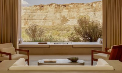 Amangiri Lodge, sanctuaire de luxe au cœur du désert de l'Utah, où les lignes épurées de l'hôtel dialoguent avec les paysages sauvages du Grand Cercle américain.