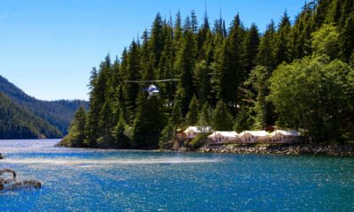 Clayoquot Wilderness Lodge, refuge exclusif accessible uniquement par bateau ou hydravion, au cœur de la nature sauvage de la Colombie-Britannique.